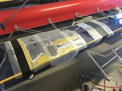 Electrical tape to deck seam